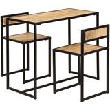 vidaXL 3-dijelni blagovaonski set od masivnog drva manga | shoptok.hr