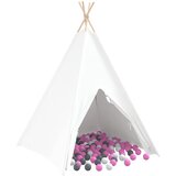  Teepee šator Bijelo 120 x 120 x 150 cm Tkanina i plastika | shoptok.hr