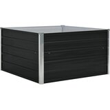 Maison Chic Dvignjeno Cvetlično korito - Cvetlični Lonec 100x100x45 cm jeklo antracitno, (21788926) Cene