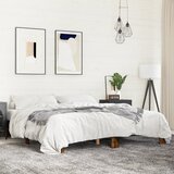 Furnova Posteljni okvir dimljeni hrast 200x200 cm inž. les in kovina, (21942341) Cene