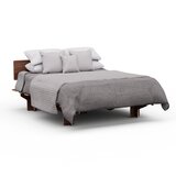 Blumfeldt NordicAura Double okvir za zakonsko posteljo | 140 cm x 200 cm | robusten | brez orodja | evkaliptusov les | polica | Shoptok.si