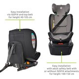 Lorelli Ares autosjedalica i-Size Isofix 360 Anti Rebound Bar 40-150 cm, Black | shoptok.hr