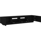  Set TV komoda 2 pcs Crna 200 x 35 x 40 cm Konstruirano drvo | shoptok.hr