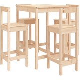  The Living Store Vrtna barska garnitura 5-delna trdna borovina - Vrtna Barska Garnitura, (21454603) | Shoptok.si