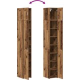 vidaXL Slim Storage Cabinet Stari les 30x42.5x225 cm Narejen les | Shoptok.si