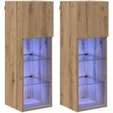  Zidni TV ormari Zidne 2 pcs Umjetnički hrast 30,5 x 30 x 90 cm | Eponuda.com