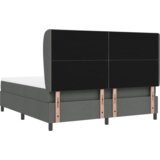 Box Spring postelja z vzmetnico v temno sivi, 180x200 cm tkanina, (22051047) | Shoptok.si
