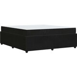  Posteljni okvir z vzmetnico z vzmetnico Črna 180 x 200 cm Žamet | Shoptok.si