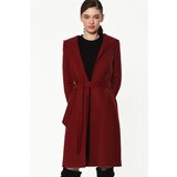 Dewberry Z6630 LADIES' COAT-BURGUNDY Cijene