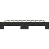  Dnevni krevet na razvlačenje crni 90 x 190 cm od tkanine | shoptok.hr