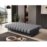 ELTAP Siva sklopiva/s prostorom za odlaganje sofa od šenila 197 cm Clareta – | shoptok.hr