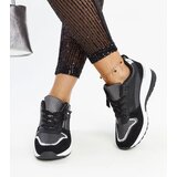 Gemre Black wedge sneakers Fastello | shoptok.hr