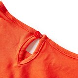  Dječja majica s dugim rukavima tamnonarančasta 128 | shoptok.hr
