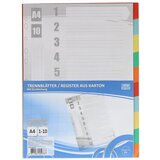 TTO Index 1-10 A4 Kartonski Boja Cijene