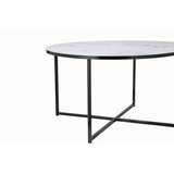 Livetastic Klubska Miza Marble, Bela, Črna | Shoptok.si