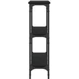  Konzolni stol crni 100 x 22,5 x 75 cm od konstruiranog drva | Eponuda.ba