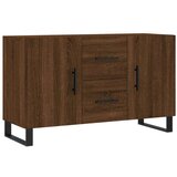 Komoda smeđa boja hrasta 100 x 36 x 60 cm od konstruiranog drva | shoptok.hr