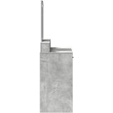  Toaletni stol Betonski sivi 79 x 41 x 140 cm Konstruirano drvo | shoptok.hr