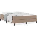  Postelja z vzmetnico Kapučino 160 x 200 cm Umetna koža | Shoptok.si