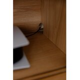 UMAGE Vitrina od punog hrasta s kliznim vratima u prirodnoj boji 135x73,5x48 cm Italic – | shoptok.hr