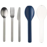 Trodijelni putni set pribora za jelo Ellipse