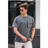 Madmext Men's Smoky Pocket Detailed T-Shirt 5225 Cene