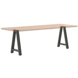 vidaXL Noge stolića za kavu A-oblika 2 kom antracit 60x(72-73)cm čelik | shoptok.hr