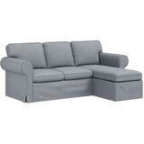 SOFA Svijetlo siva 215 x 138 x 80 cm Metal | shoptok.hr