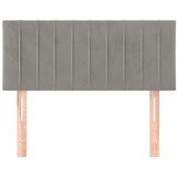  Posteljno vzglavje svetlo sivo 90x5x78/88 cm žamet, (20739220) | Shoptok.si