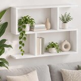  Zidna polica Bijela 72 x 17 x 55.5 cm prerađeno drvo | shoptok.hr