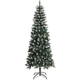 vidaXL Umjetno božićno drvce s stalakom Zelena 86 x 86 x 210 cm | shoptok.hr