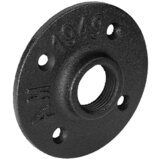 WALTECO Rusticline Zidna spojnica za rukohvat (Promjer: 85 mm, Čelik, Crne boje) | shoptok.hr
