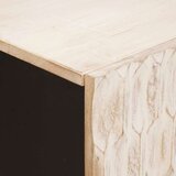  Kreveta Finš bijelog pranja 60 x 33 5 x 75 cm Čvrsto drvo manga | shoptok.hr