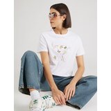 Pieces Majica 'MAREN' rumena / zelena / roza / bela | Shoptok.si