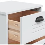  Noćni ormarić VIKEN bijeli od konstruiranog drva | shoptok.hr