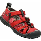Keen Otroški čevlji na prostem Seacamp II CNX Children Sandals Racing Red/Gargoyle 27-28