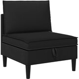  Srednji sofa s ladicom Crna Baršun | shoptok.hr