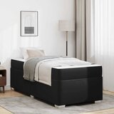  Krevetna konstrukcija Crna 90 x 190 cm tkanina | shoptok.hr