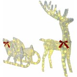  Reindeer vuče saonice LOVIISA 200 LED lampica Topla bijela | shoptok.hr
