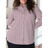 Sinsay Prugasta košulja od pamuka PLUS SIZE | shoptok.hr