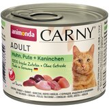 animonda Carny Adult 6 x 200 g - Piščanec, puran & zajec Cijene