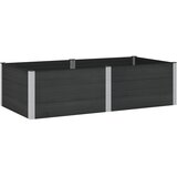 vidaXL Vrtna visoka greda Črna 200 x 100 x 54 cm, (5000287770) | Shoptok.si
