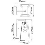 Elstead Lighting Elstead Kichler Delison Zunanja stenska svetilka, bronasta, IP44, (22100152) | Shoptok.si