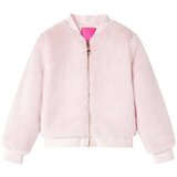  Dječja jakna od umjetnog krzna nježnoružičasta 104 | shoptok.hr