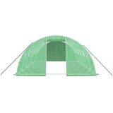  Staklenik s čeličnim okvirom zeleni 24 m² 6 x 4 x 2 m | shoptok.hr