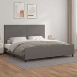  Okvir za krevet s uzglavljem sivi 200x200 cm od umjetne kože Cijene