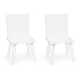 ECO TOYS EcoToys WH135 bijeli set dječji stol sa stolicama 2 komada | shoptok.hr