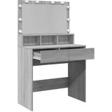  Toaletni stolić s LED svjetlima boja hrasta 80x41x134,5 cm | shoptok.hr