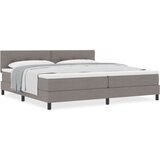  Postelja boxspring z vzmetnico Taupe 200 x 200 cm blago, (5000127228) | Shoptok.si