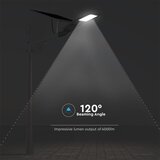  LED solarna ulična lampa SAMSUNG čip LED/50W/6,4V IP65 4000K + daljinski upravljač | Eponuda.com